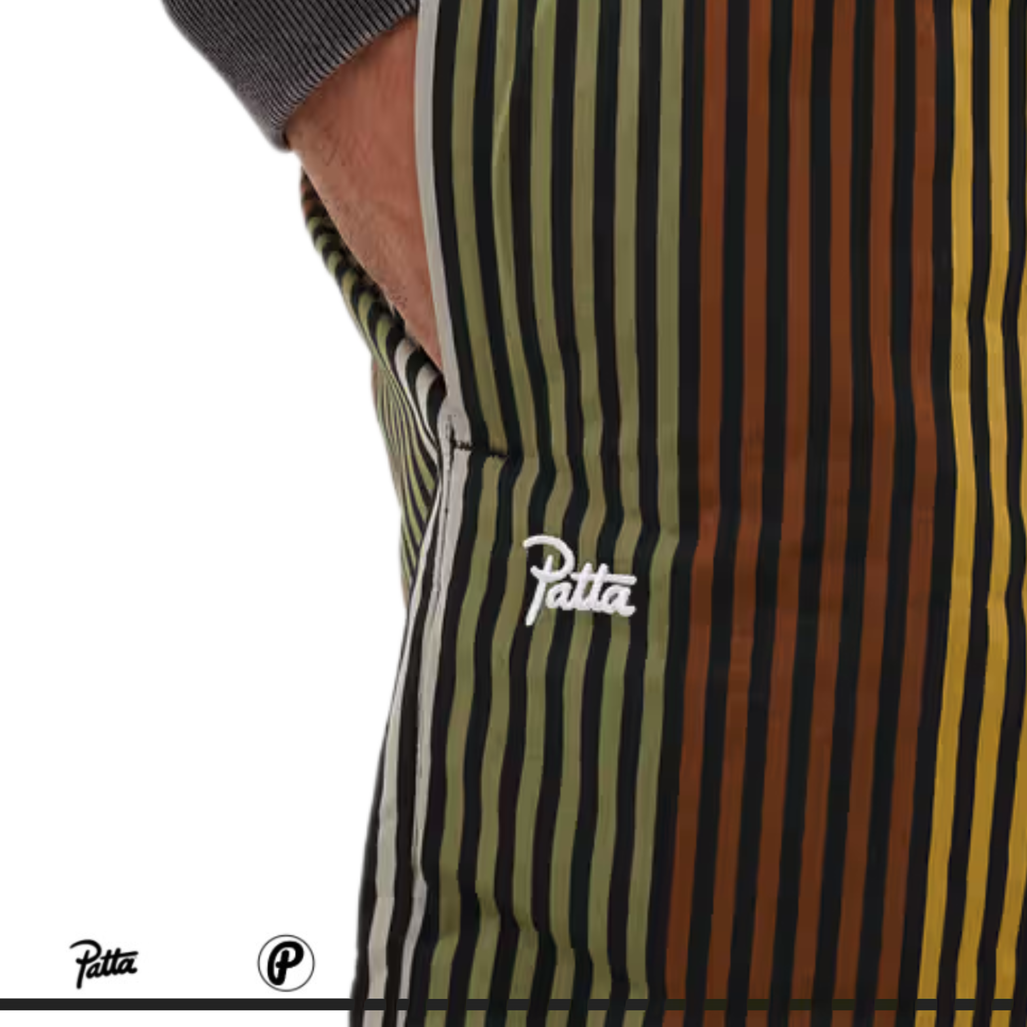 Patta Jamaican Striped Poplin Short 2021 (NEW-)