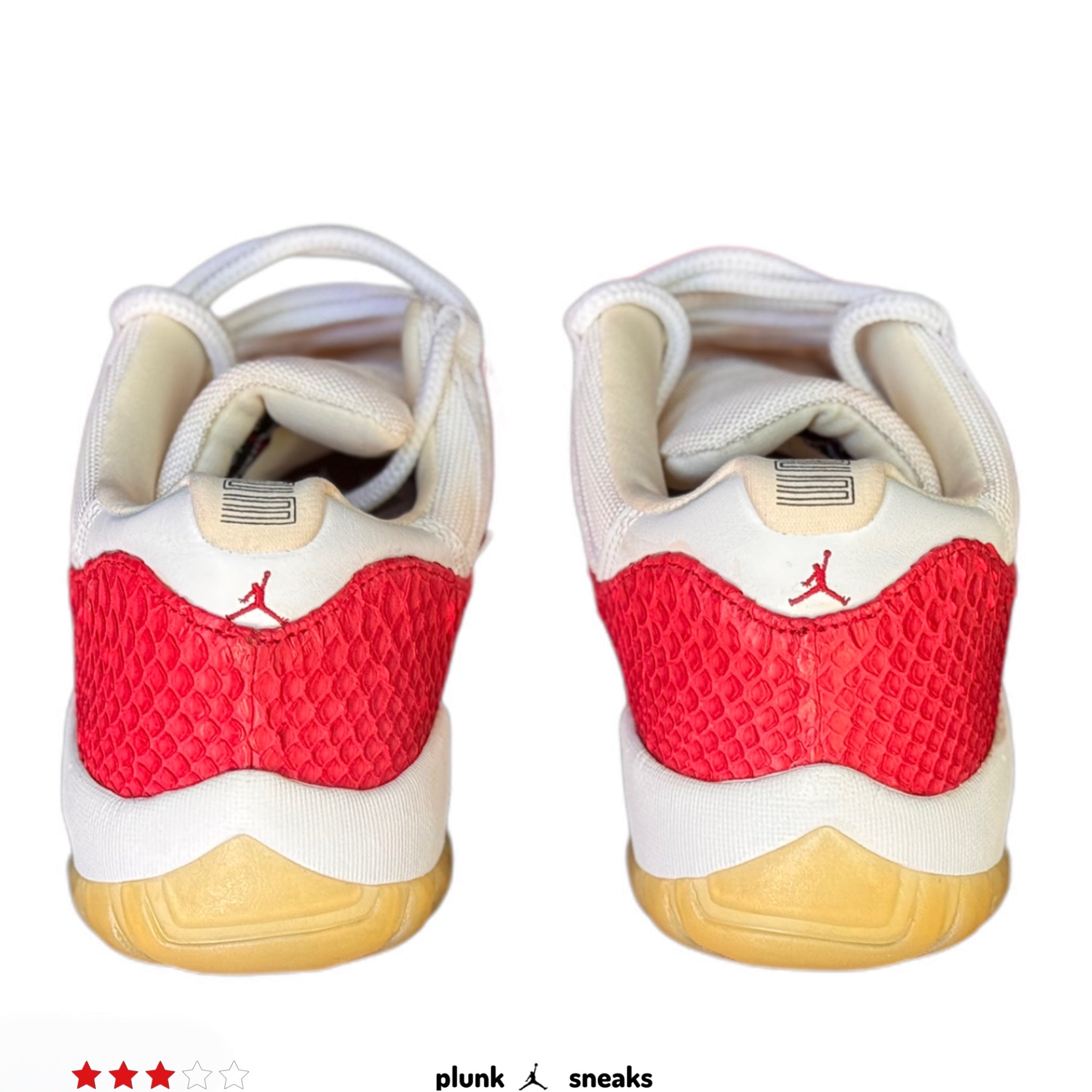 Air Jordan 11 Retro Low Cherry Snakeskin Custom 2001 (USED)