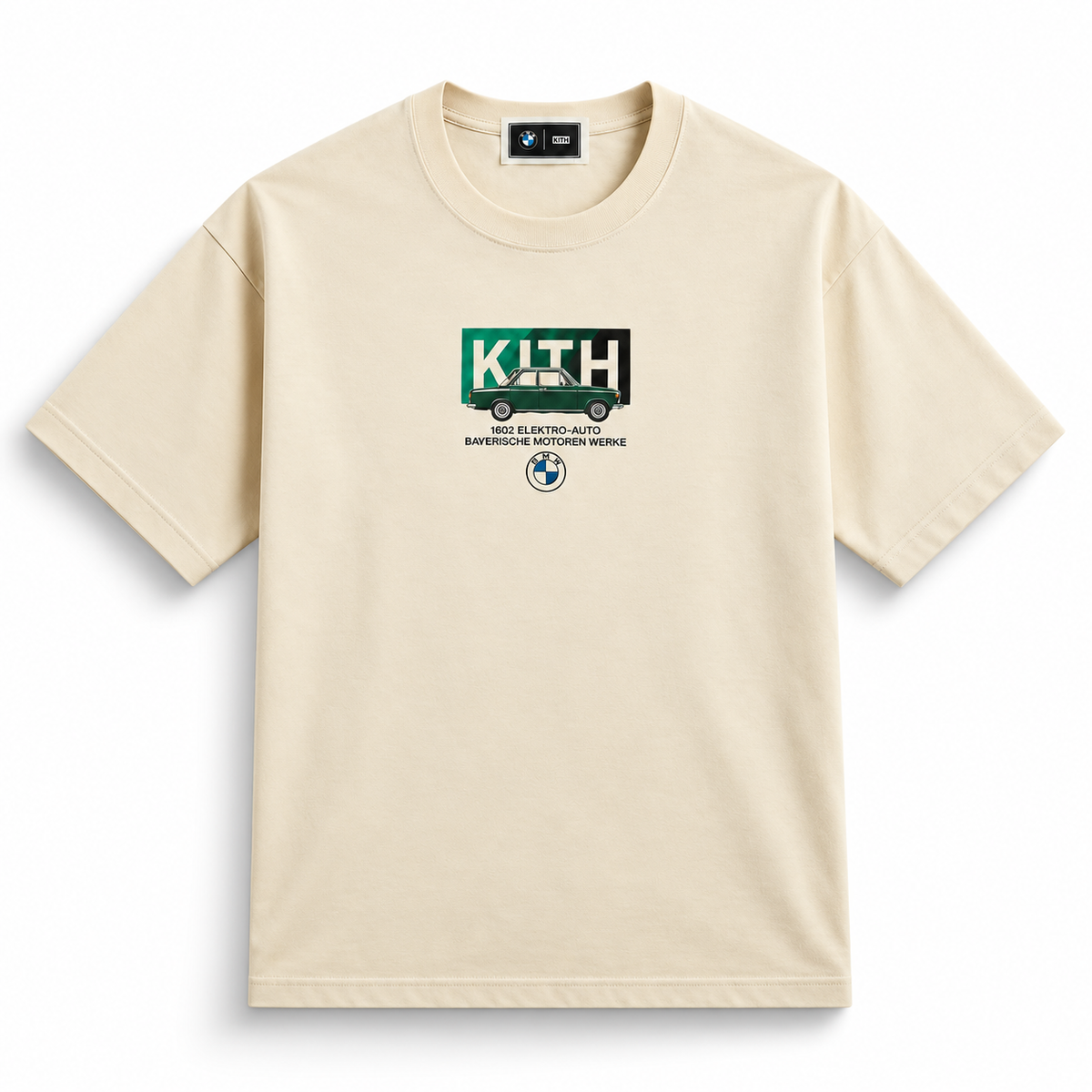 Kith for BMW 1602 Elektro Classic Box Logo Tee Sandrift 2026