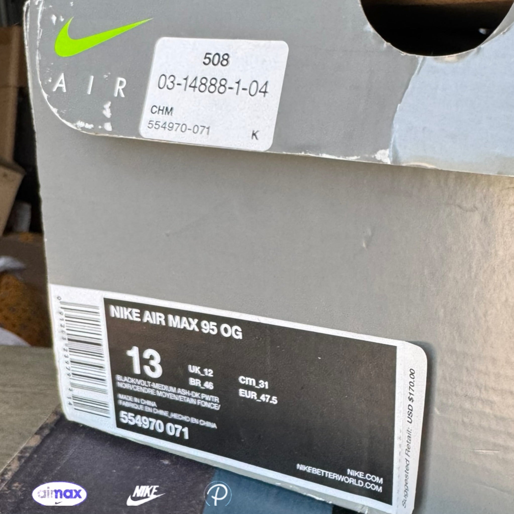 Nike Air Max 95 OG Neon 2015 (USED)