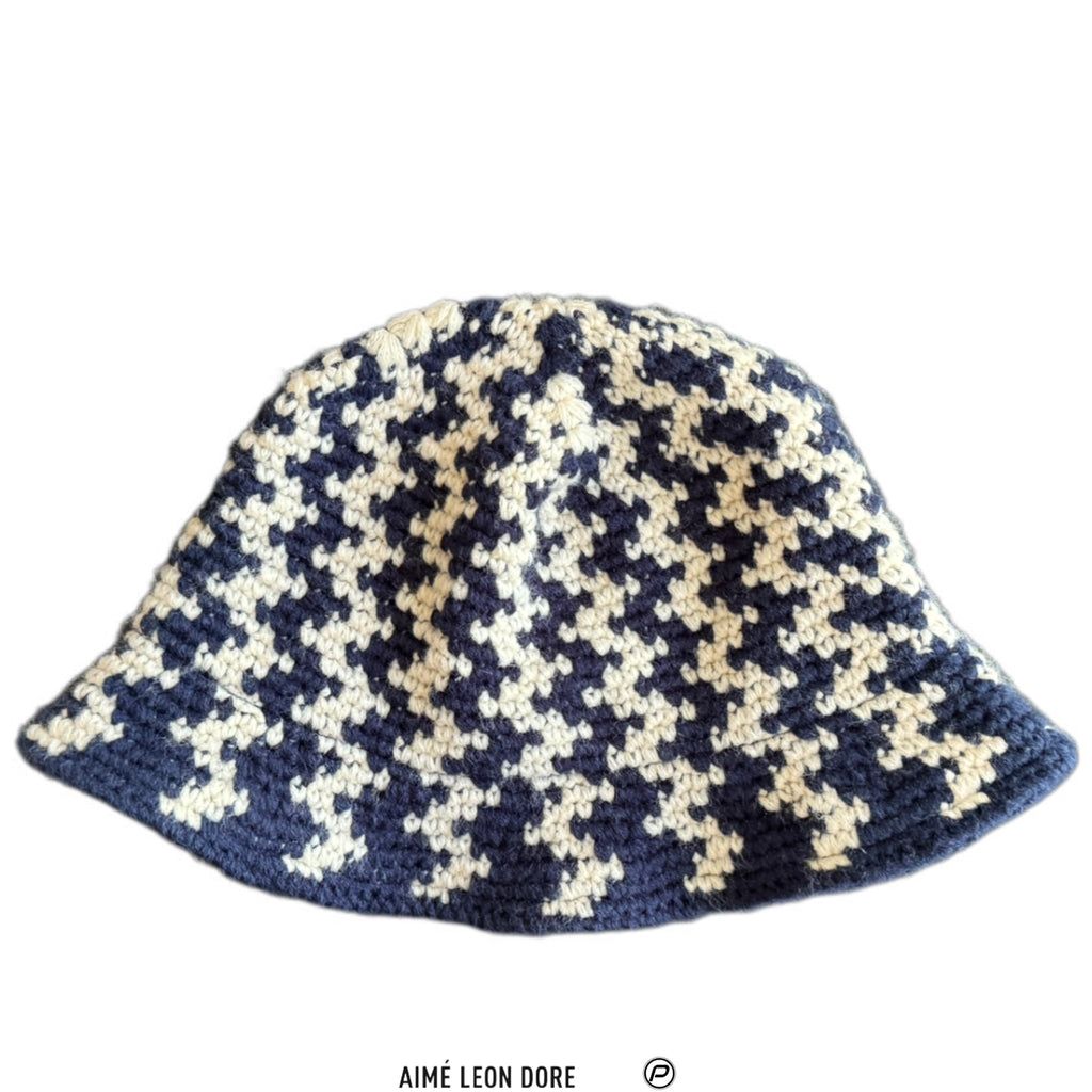 Aimé Leon Dore Crochet Bucket Hat Pristine/Blue 2024 (USED)