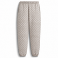 Kith Bonded Fleece Monogram Nelson Sweatpant Light Heather Grey 2024