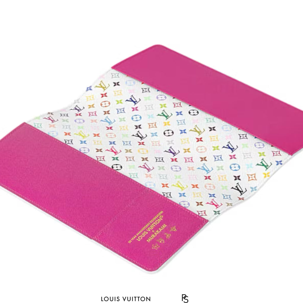 Louis Vuitton x Takashi Murakami Monogram Multicolor Emily Notebook Cover 2025 (USED)
