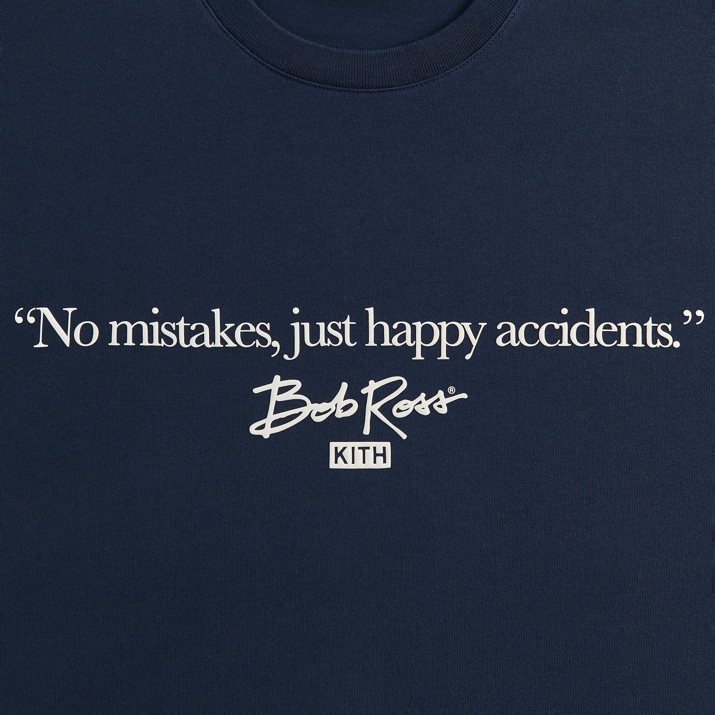 Kith for Bob Ross Happy Accidents Script Tee | Store Exclusive