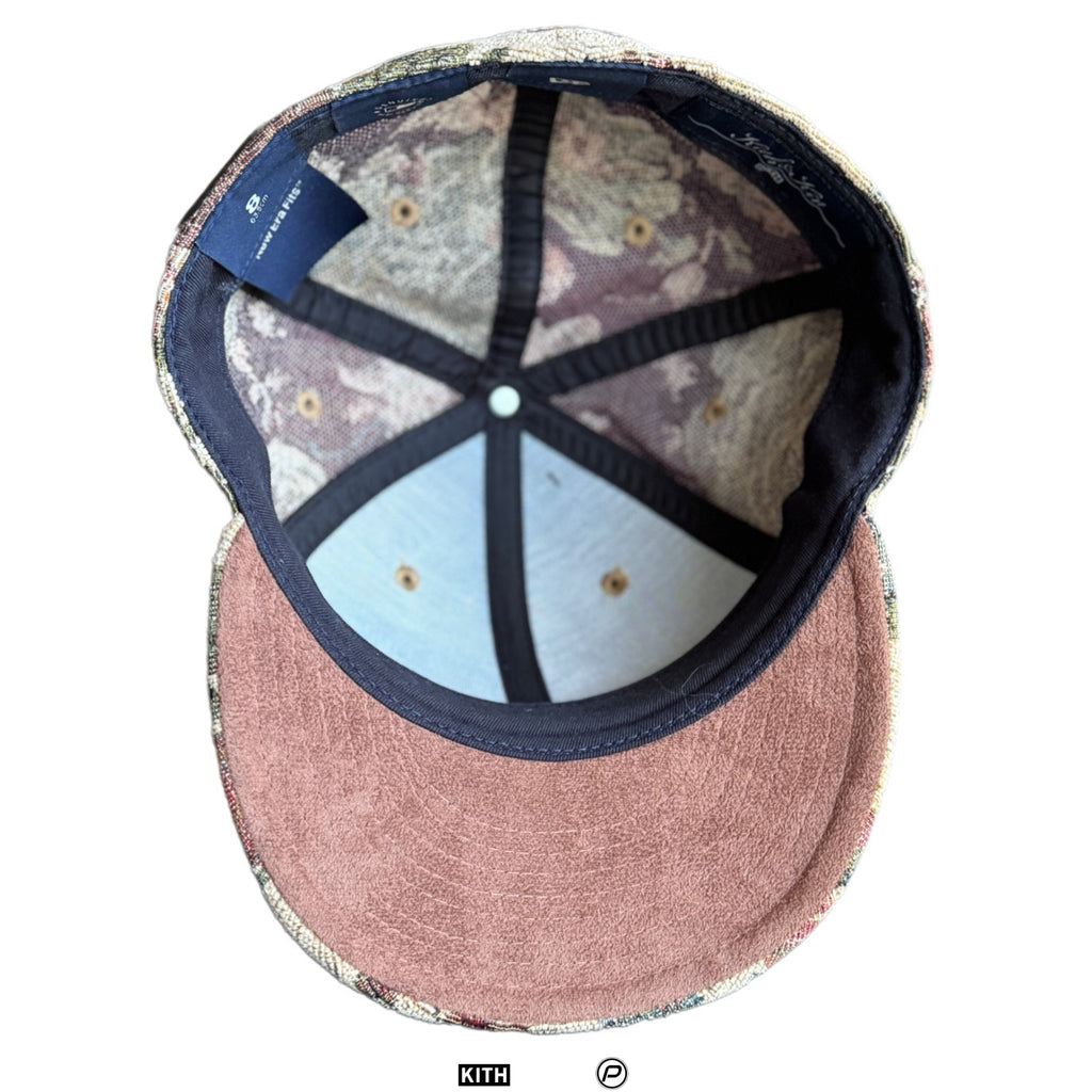 Kith x New Era For New York Yankees Tapestry Floral Waldorf Low Profile Cap 'Highland' 2022 (USED)