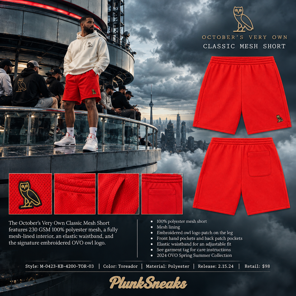 October’s Very Own Classic Mesh Short Toreador 2024