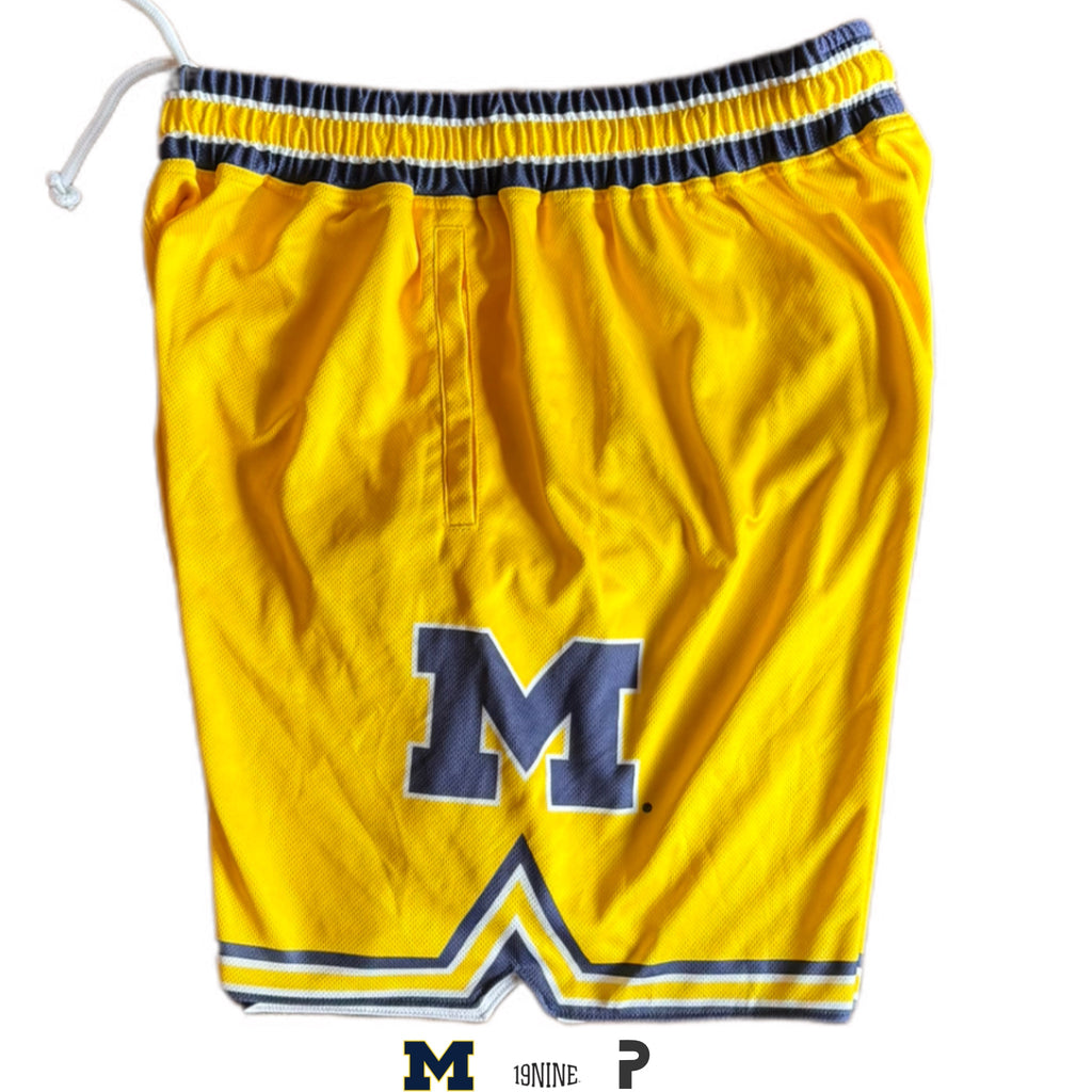 19Nine Michigan Wolverines Fab 5 1992-93 Shorts