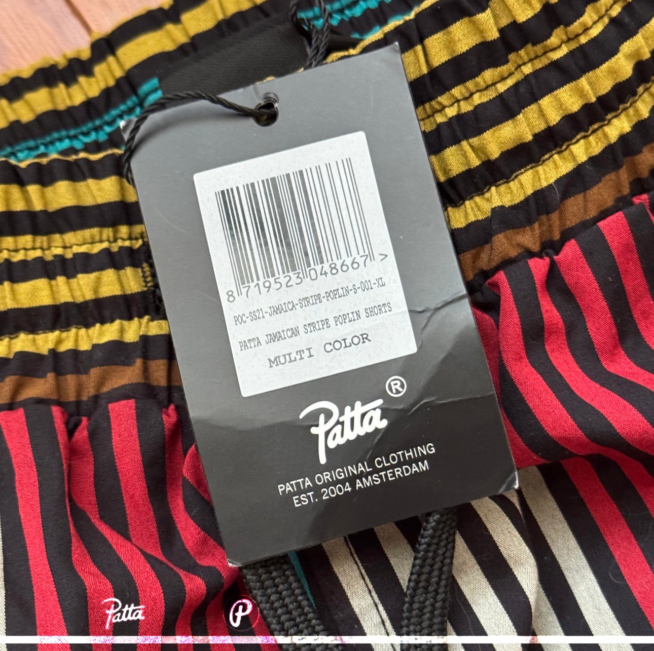 Patta Jamaican Striped Poplin Short 2021 (NEW-)