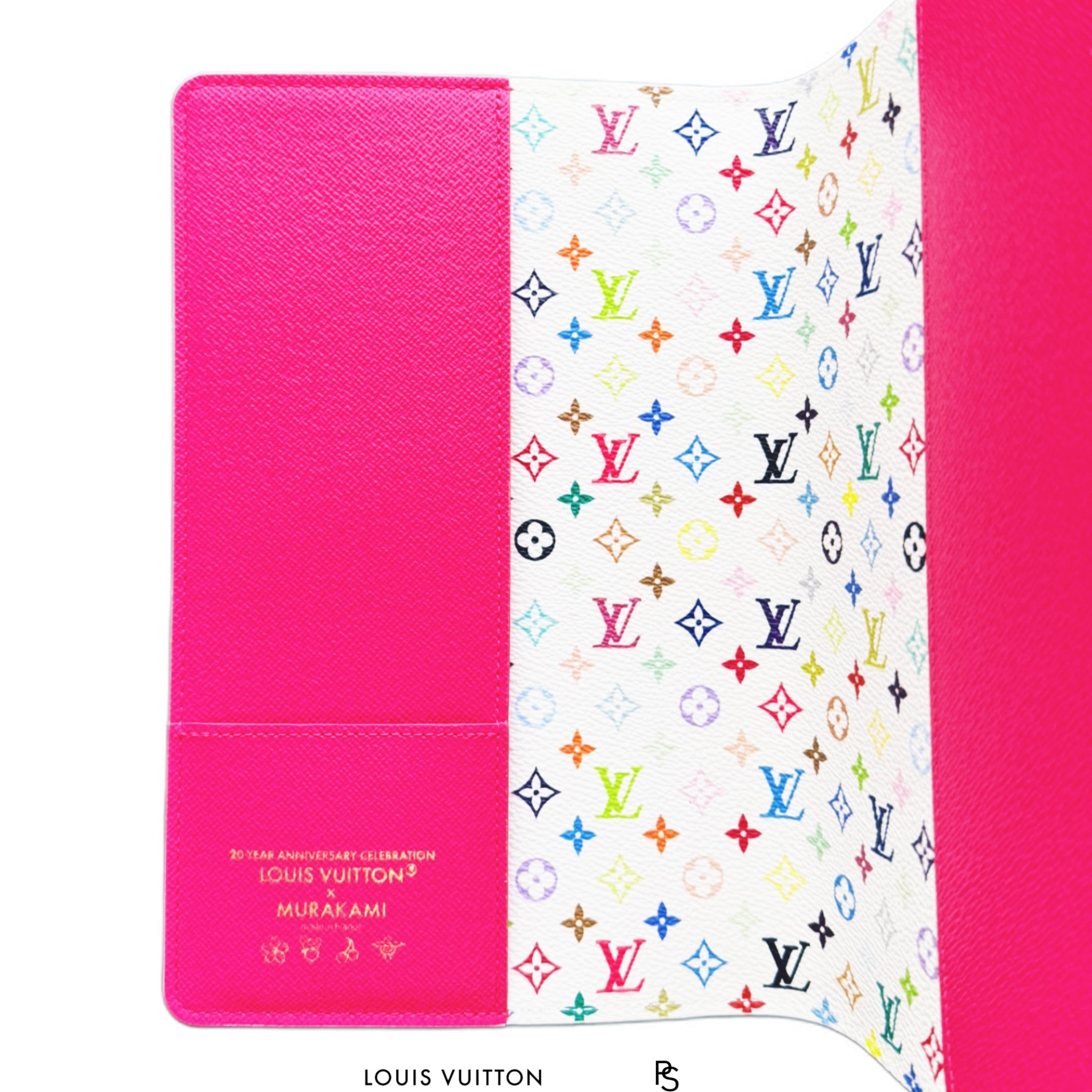 Louis Vuitton x Takashi Murakami Monogram Multicolor Emily Notebook Cover 2025 (USED)