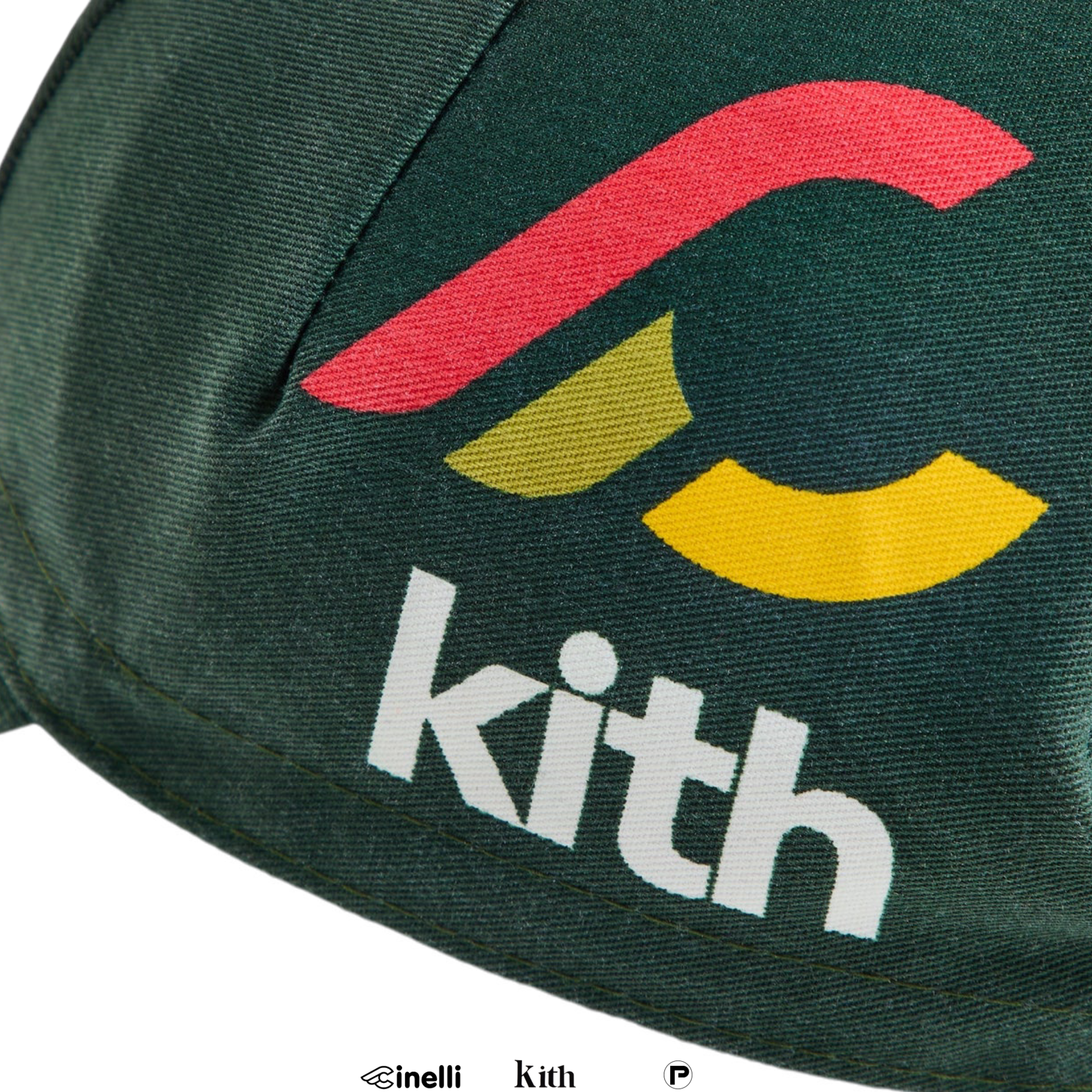 Kith for Cinelli Blocked Printed Cycling Cap