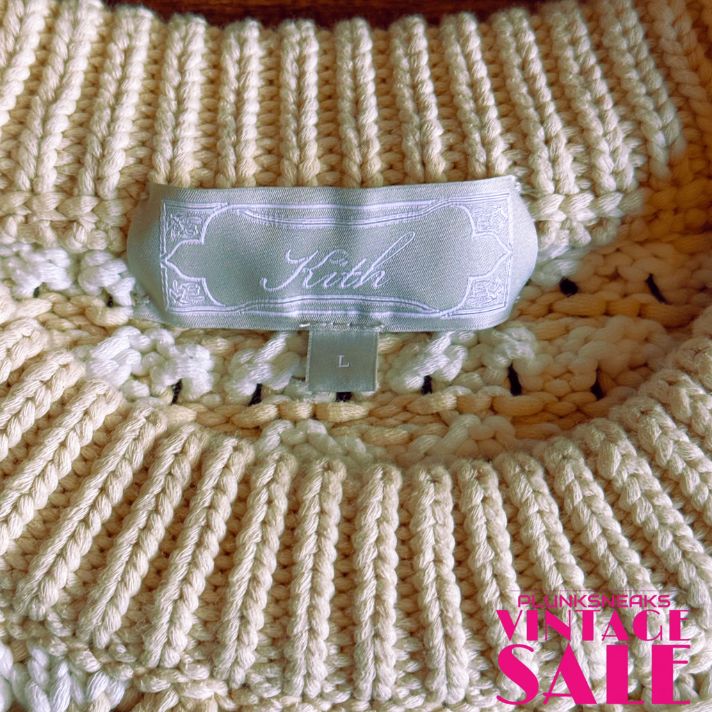 Kith Skip Stitch Saratoga Crewneck Manuscript 2024 (USED)