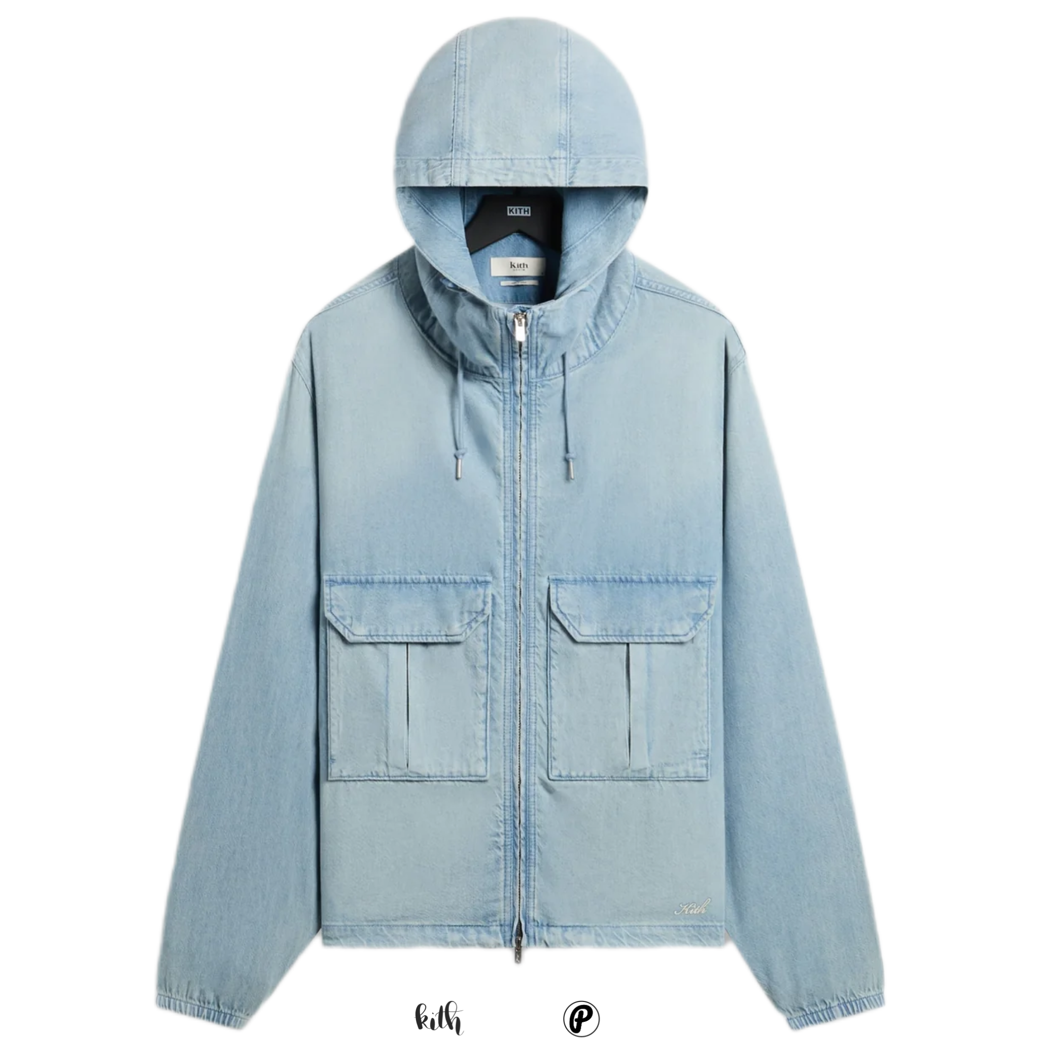 Kith Denim Raj Hooded Jacket Light Indigo 2026