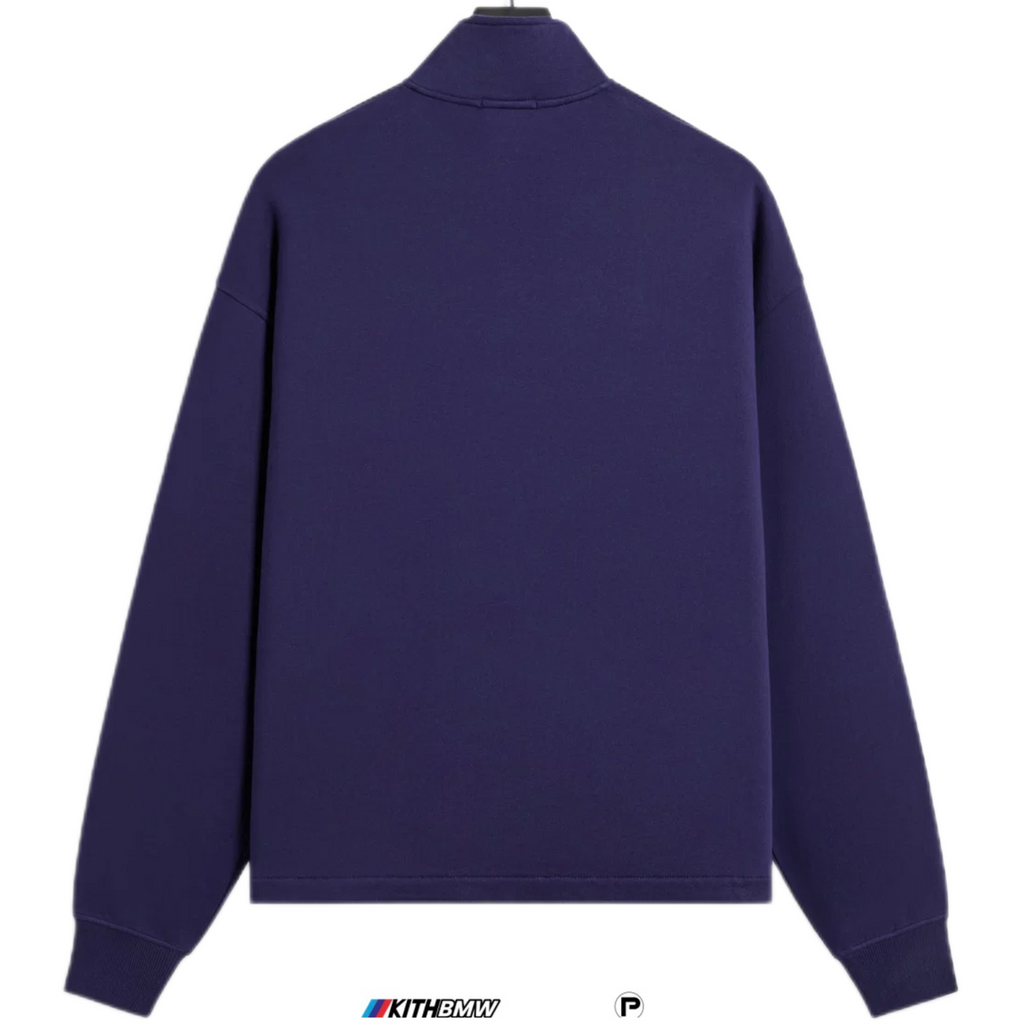 Kith for BMW Nelson Quarter Zip Pullover Techno Violet