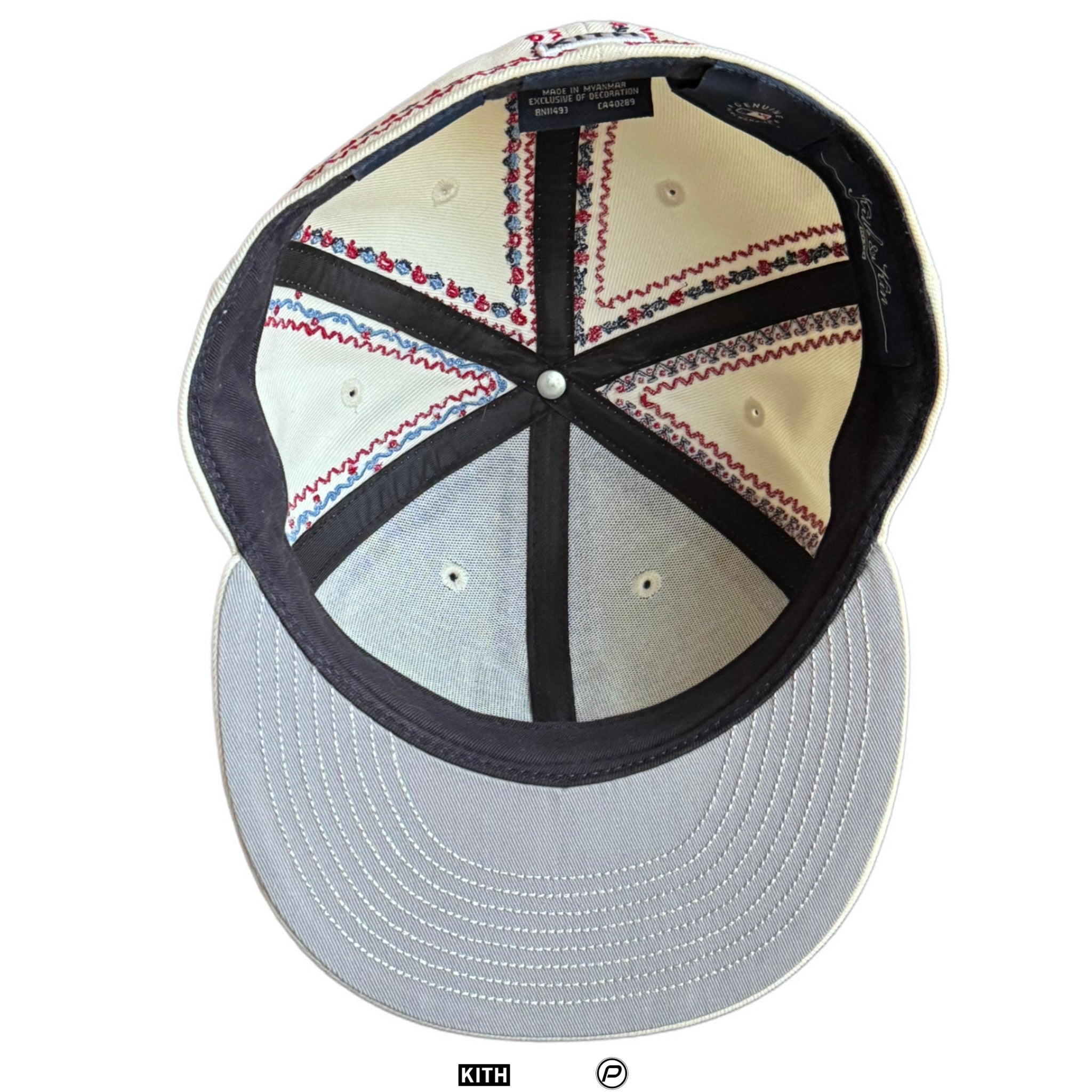 Kith x New Era New York Yankees Floral Frame 59Fifty Fitted Hat 2023 (USED)