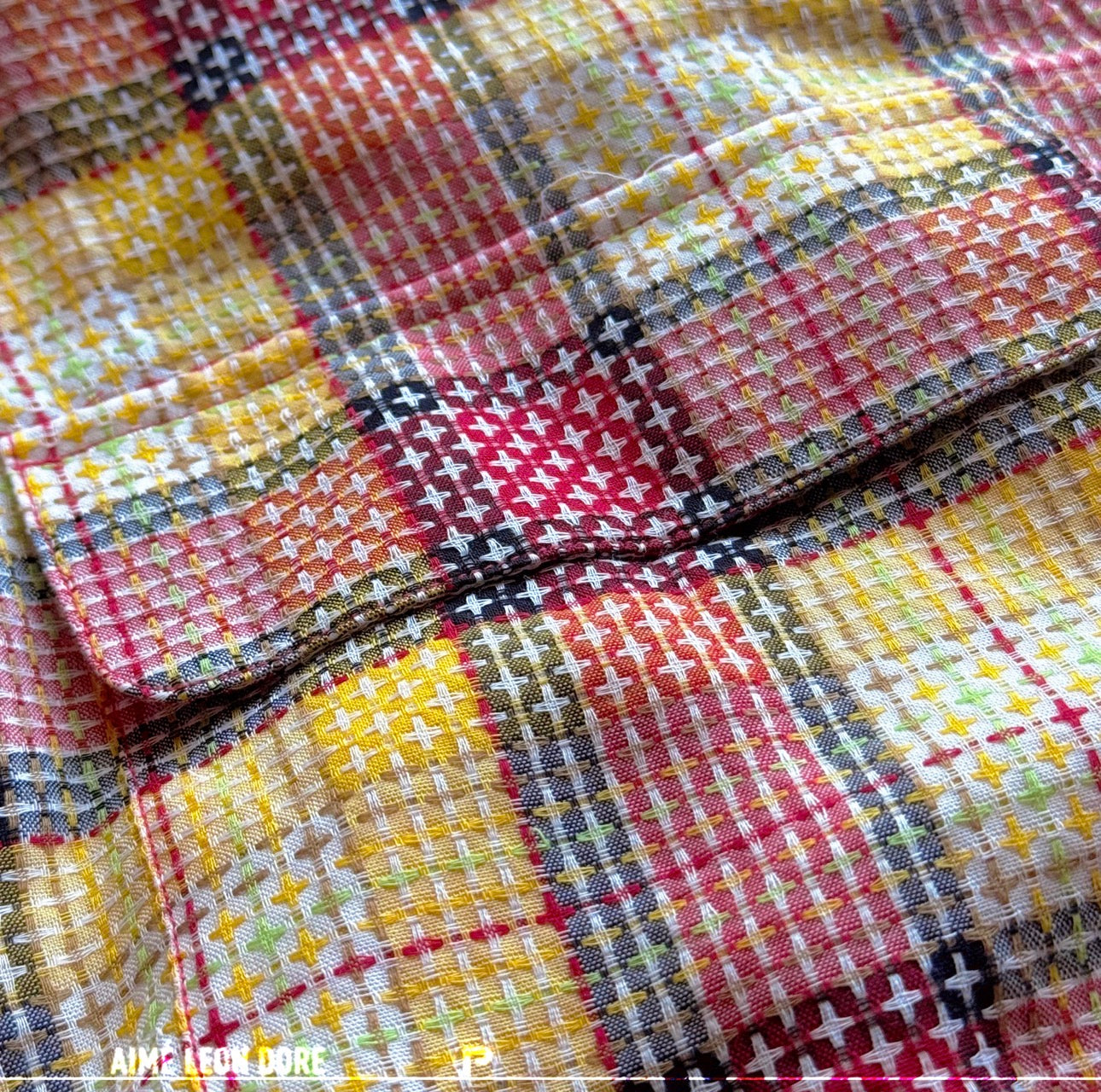 Aimé Leon Dore Patterned Leisure Shirt Red Multicolor 2024
