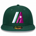 Hat Club Satin Collection New Era Houston Astros Colt .45s 35th Anniversary 59FIFTY Fitted Hat Forest Green 2022