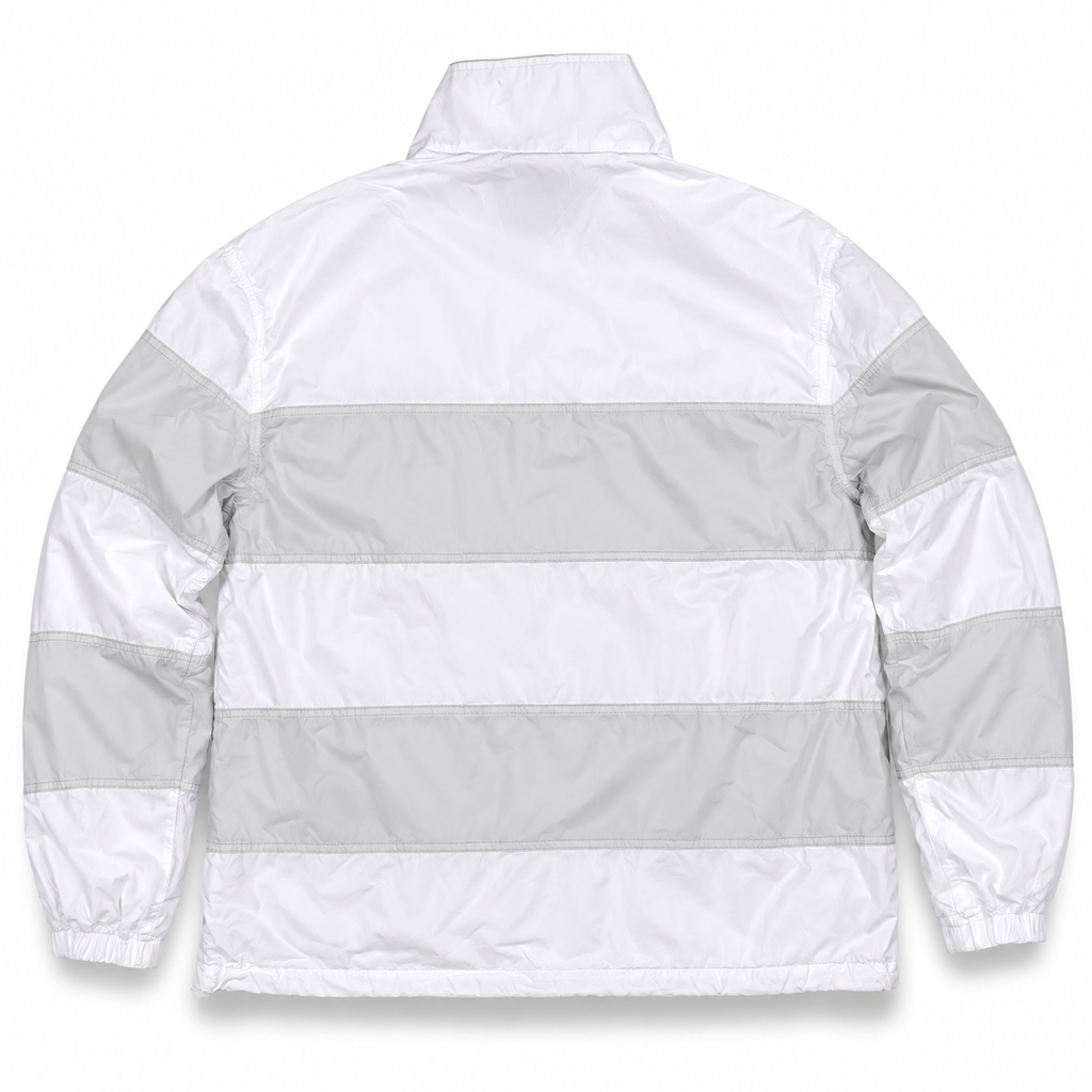 Kith x Tommy Hilfiger Stripe Woven Pullover Jacket White Grey 2019 (USED)