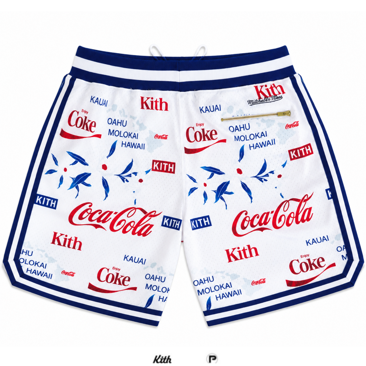 Kith Coca-Cola Mitchell & Ness Hawaii Shorts 2019 (USED)