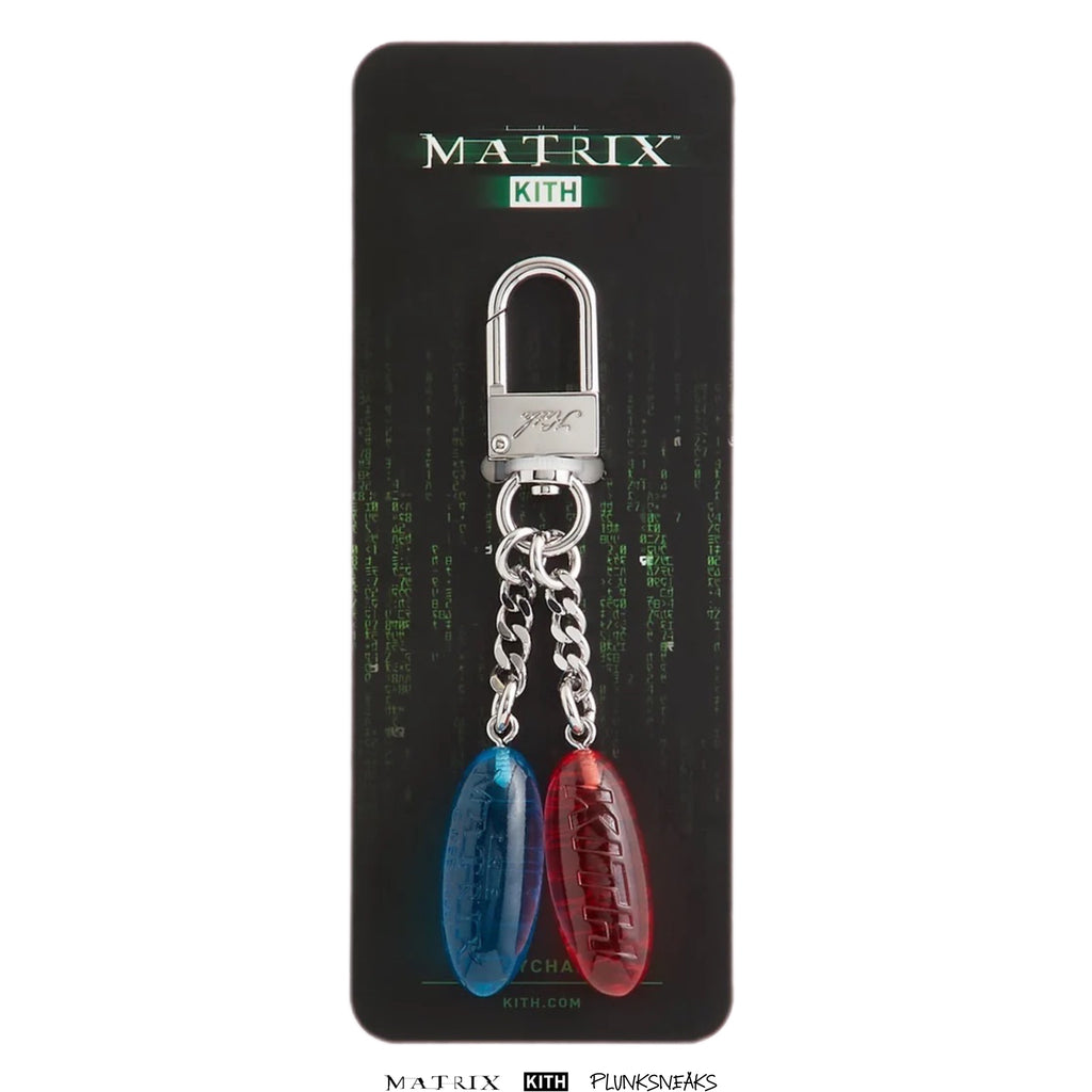 Kith The Matrix Red Pill Blue Pill Keychain