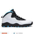 Air Jordan 10 UNC Powder Blue 2014 (USED)