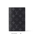 Louis Vuitton Monogram Eclipse Passport Cover 2017 (USED)