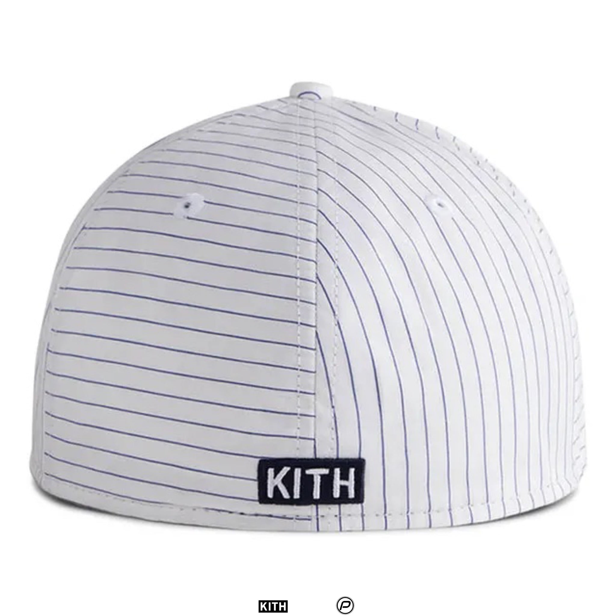 Kith New Era New York Yankees YD Stripe 59Fifty Low Profile Fitted Hat White 2022 (USED)