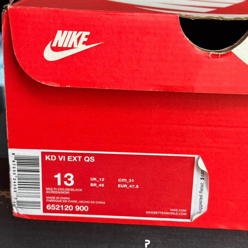 Nike KD 6 Low QS EXT Floral 2014 (USED)