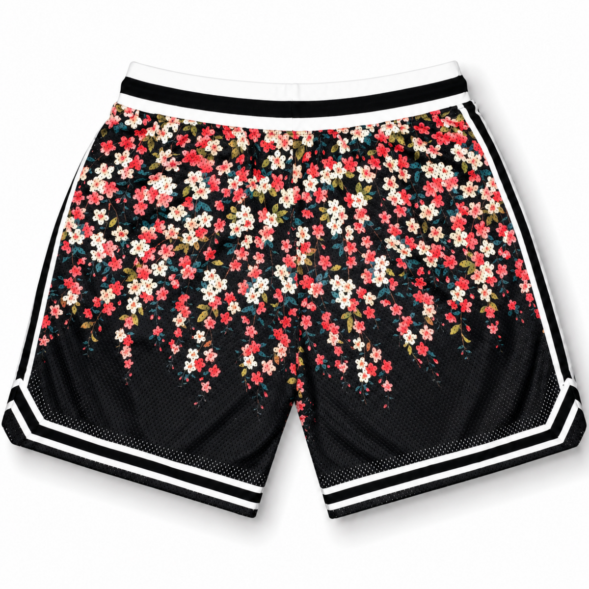 John Elliott Kabuki Cherry Blossom Game Short Black 2019 (USED)