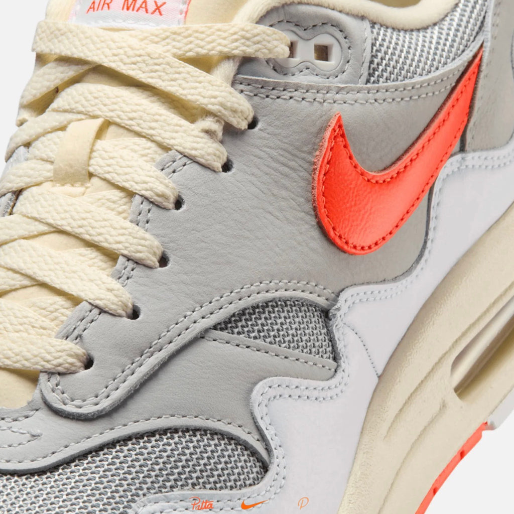 Patta Nike Air Max 1 Waves White Hyper Crimson 2026
