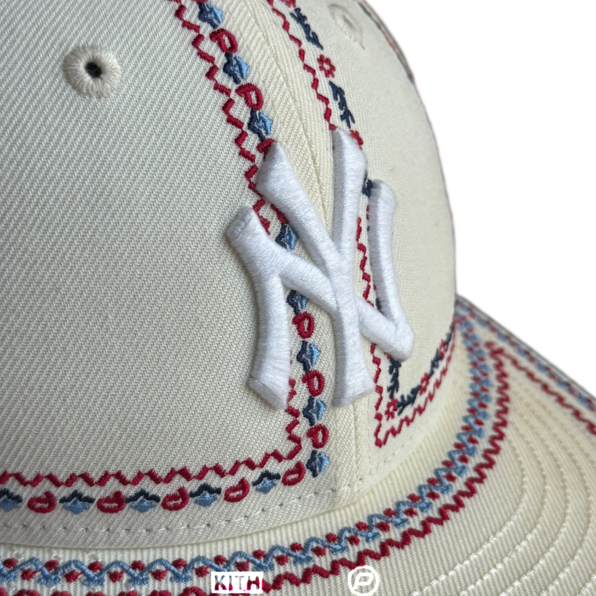 Kith x New Era New York Yankees Floral Frame 59Fifty Fitted Hat 2023 (USED)