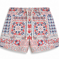 Kith Needlepoint Print Hardaway Short Sandrift 2023 (NEW-)