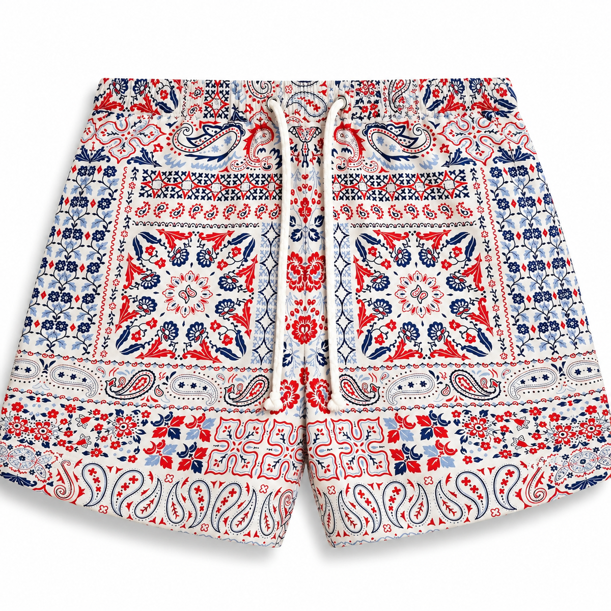 Kith Needlepoint Print Hardaway Short Sandrift 2023 (NEW-)