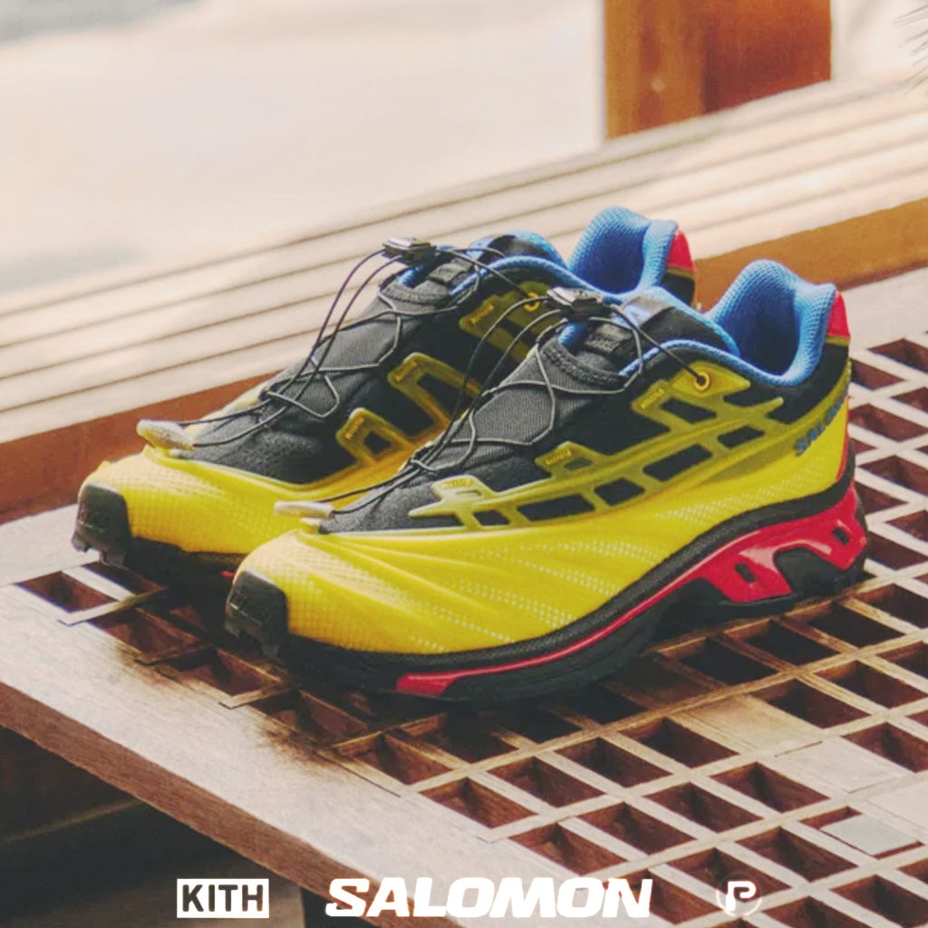Kith for Salomon XT-EVO Black Lemon Lava Falls