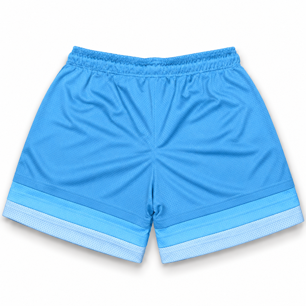 Bristol Studio Triple Hem Shorts Sky Blue Aqua Ice Blue 2022 (USED)