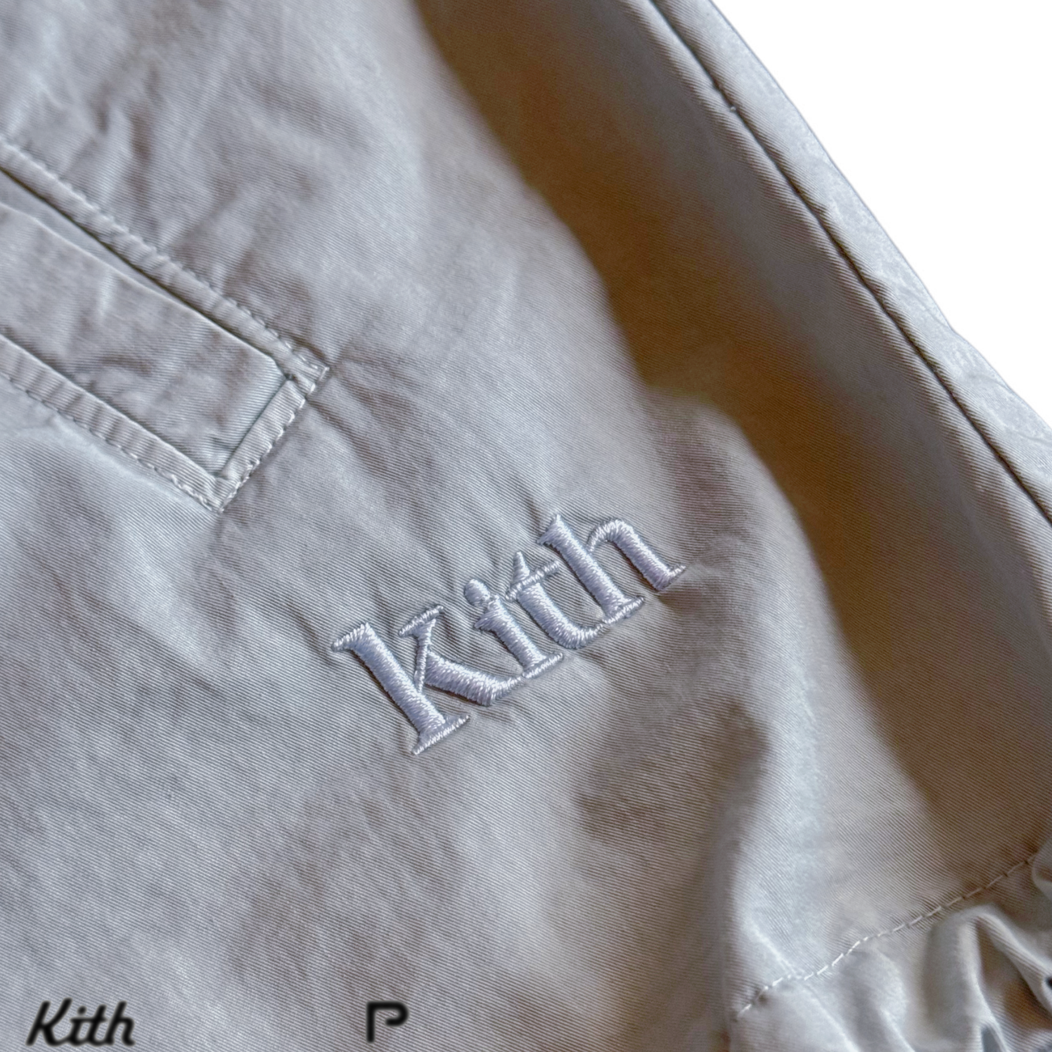 Kith Washed Cotton Adler Hooded Pullover Light Indigo 2022 (USED)