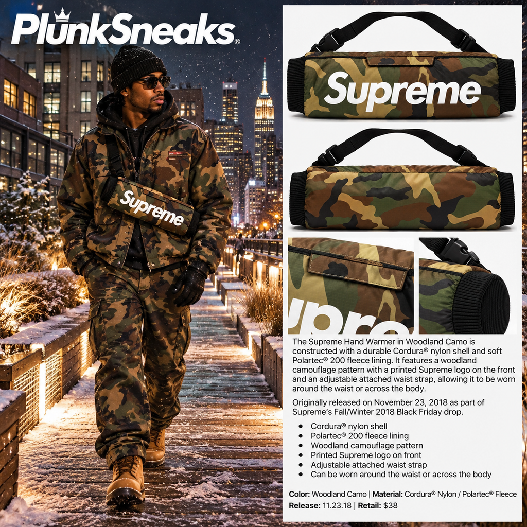 Supreme Hand Warmer Woodland Camo 2018 (USED)