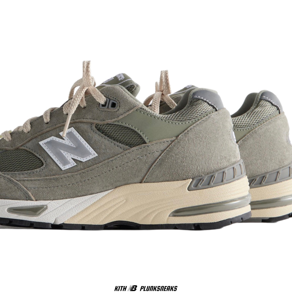 Kith 101 New Balance 991v1 MiUK Vetiver 2026