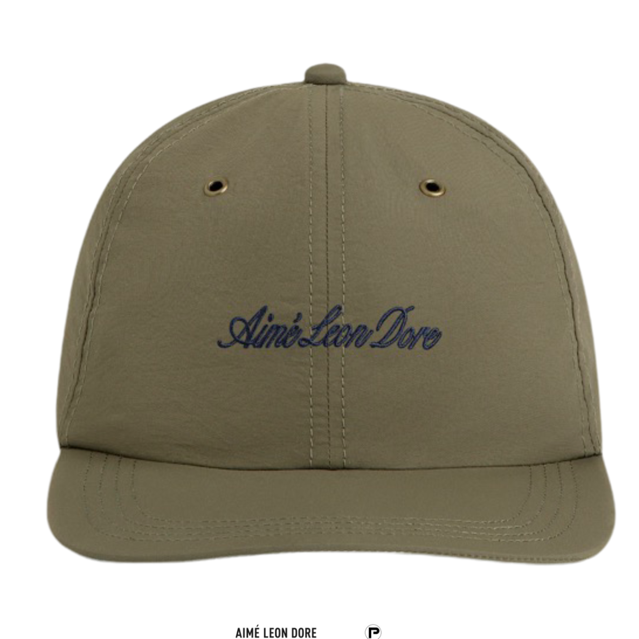 Aimé Leon Dore Nylon Script Sport Hat Kalamata Green