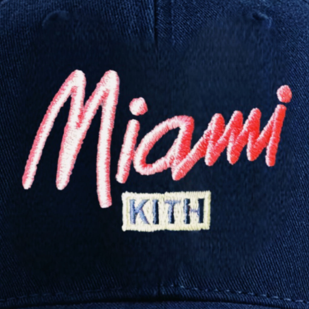 Kith Miami Script Twill Aaron Hat | Store Exclusive