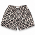 Mr Remade Fendi-Inspired Mesh Monogram Shorts Cream 2021 (USED)
