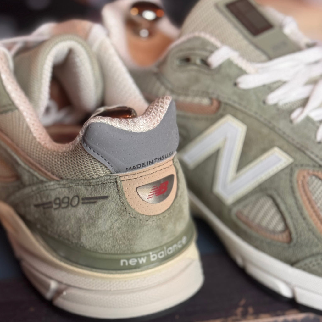 Aime Leon Dore Teddy Santis New Balance 990v4 MiUSA Olive Incense