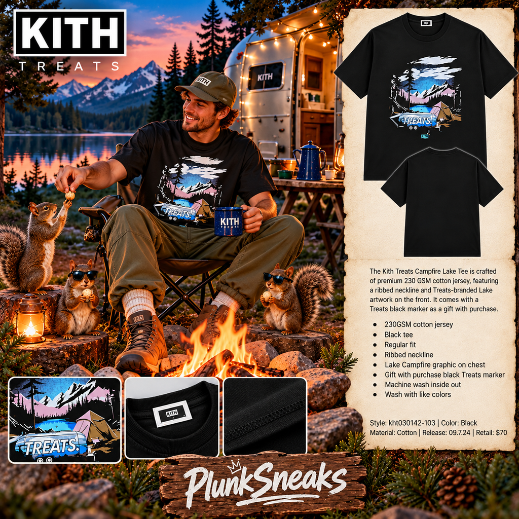 Kith Treats Campfire Lake Tee Black 2024