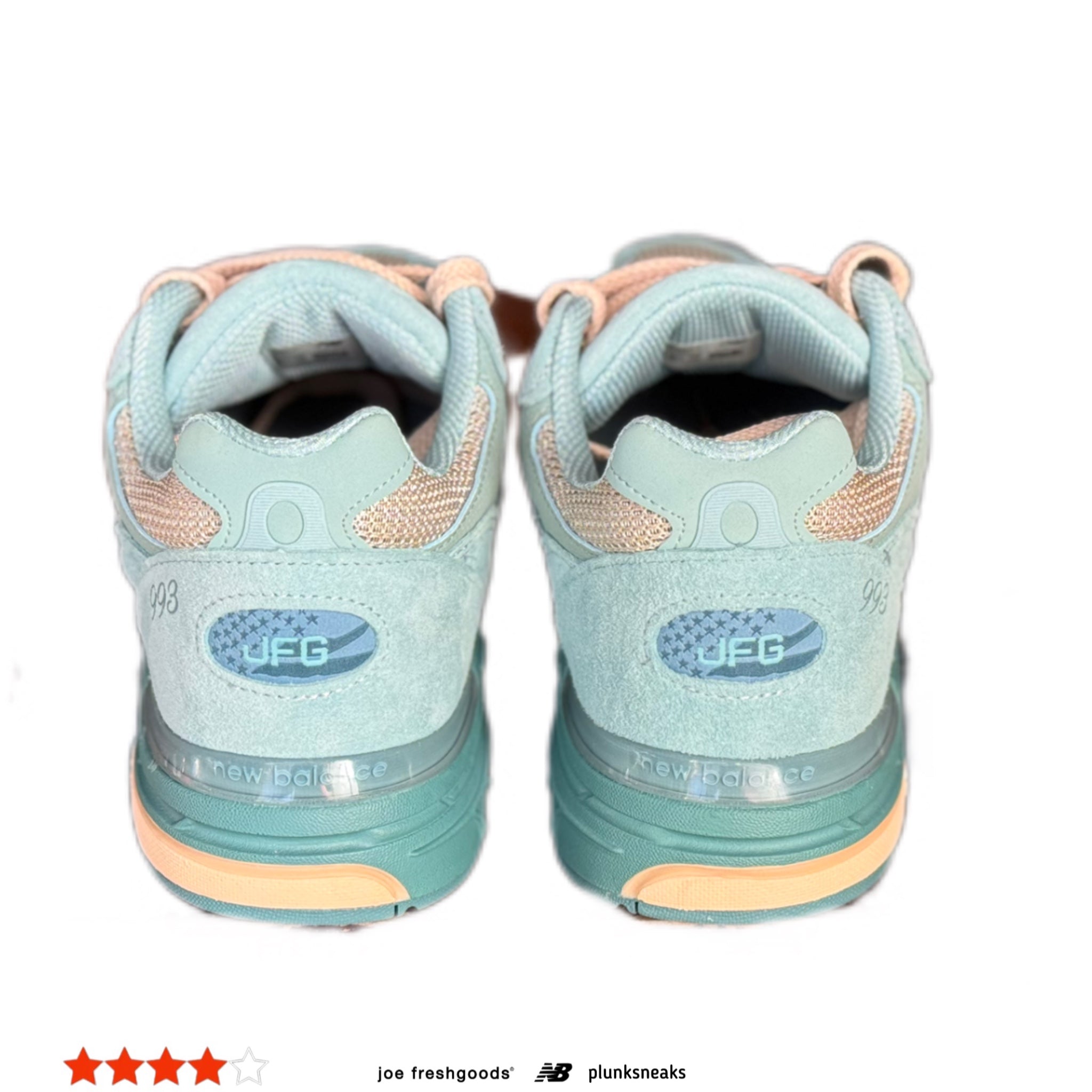 Joe Freshgoods New Balance 993 MiUSA Performance Art Arctic Blue 2022 (USED)