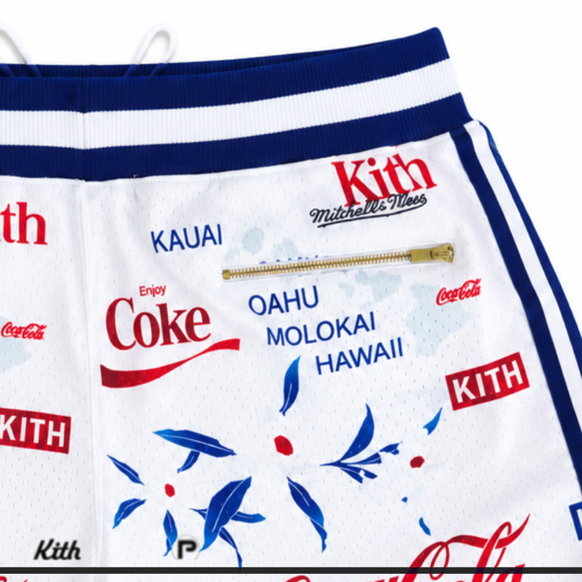 Kith Coca-Cola Mitchell & Ness Hawaii Shorts 2019 (USED)