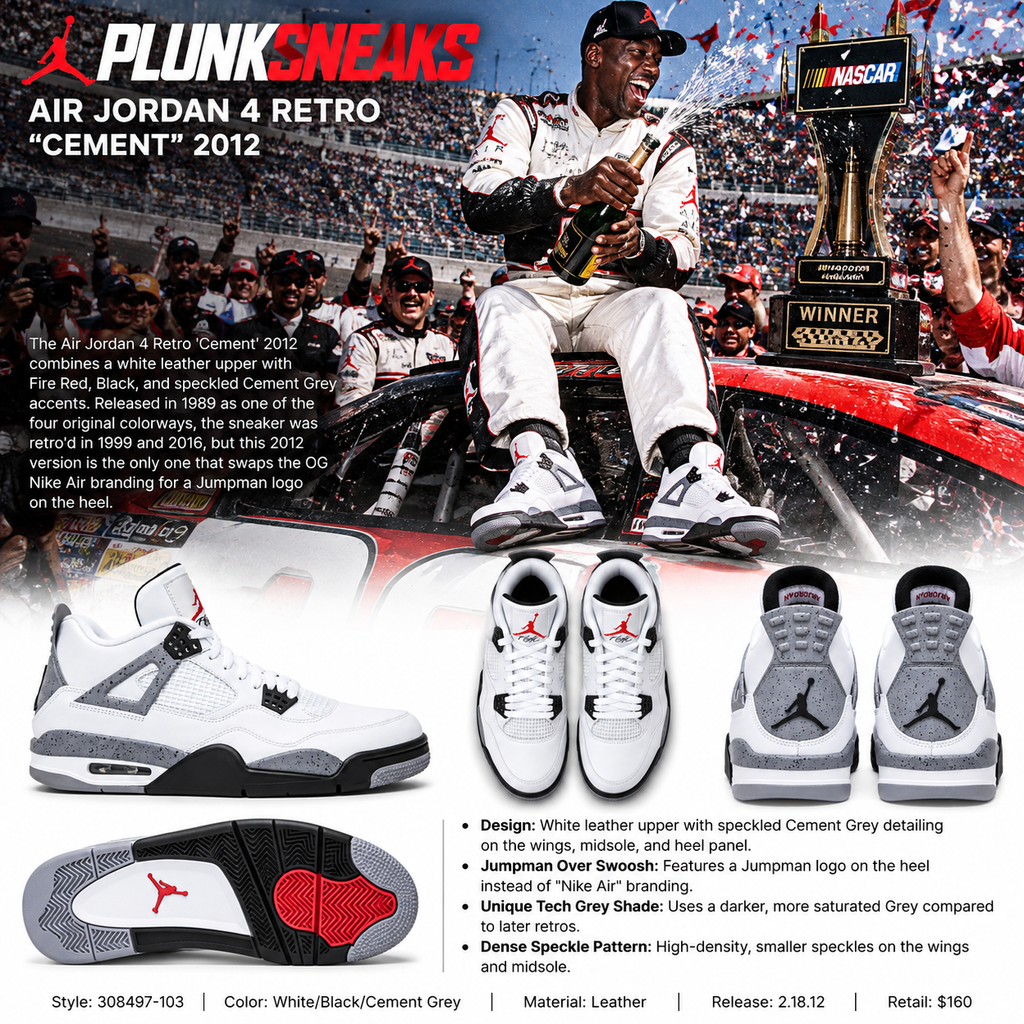 Air Jordan 4 Retro White Cement 2012 (USED)