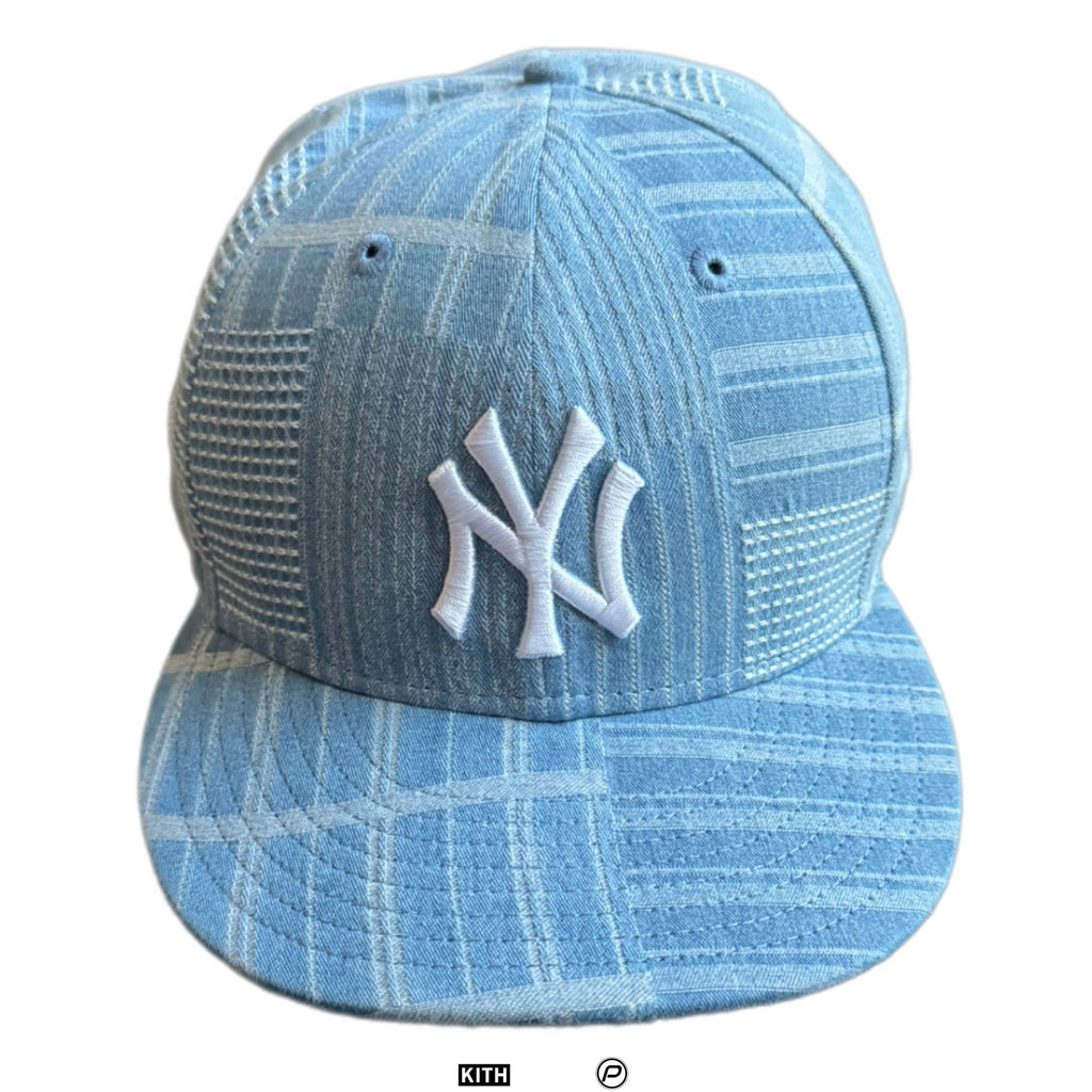 Kith x New Era New York Yankees Japanese Indigo Jacquard Low Profile Cap 2023 (USED)