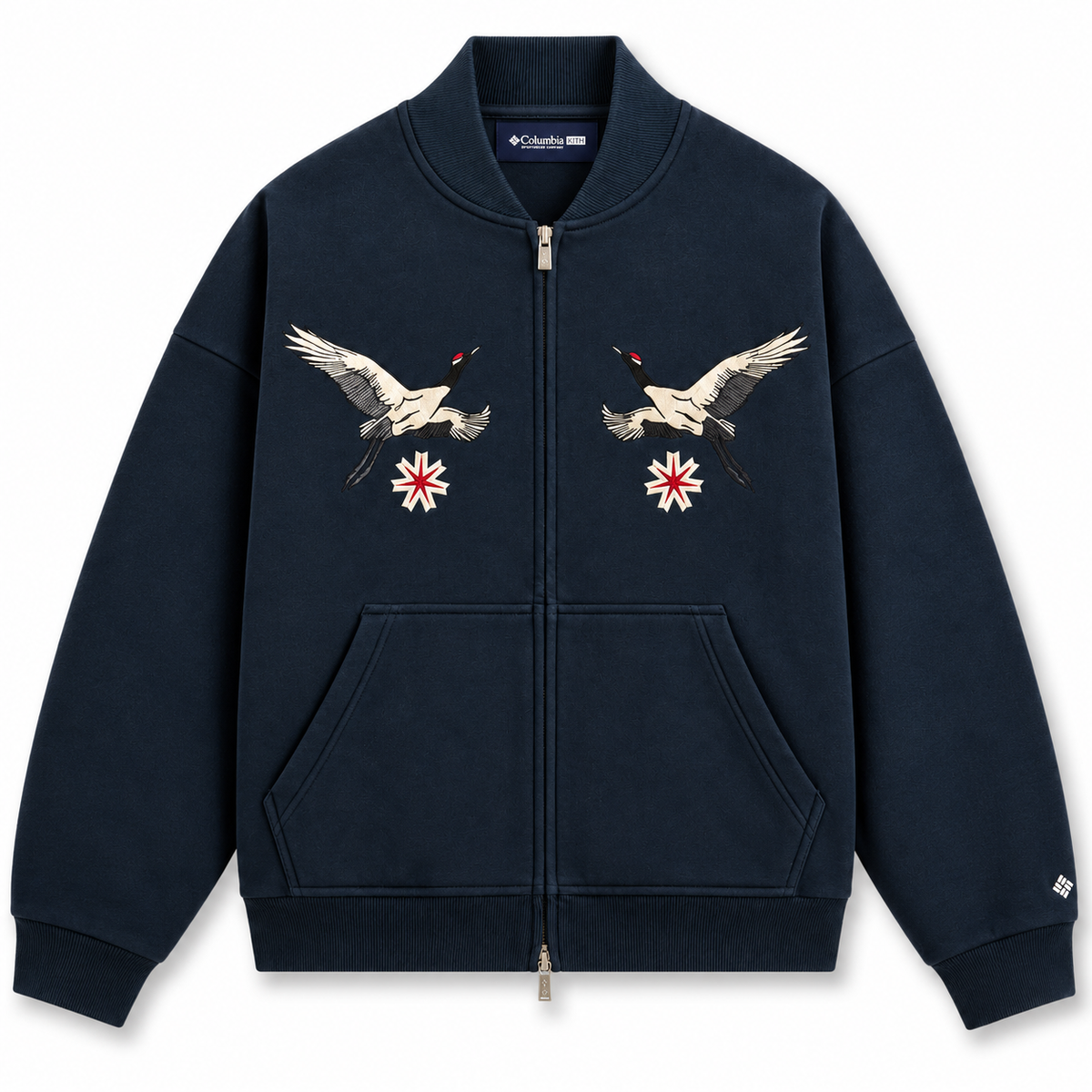 Kith for Columbia NSE Crane Vintage Braxton Zip Up Jacket Nocturnal 2025