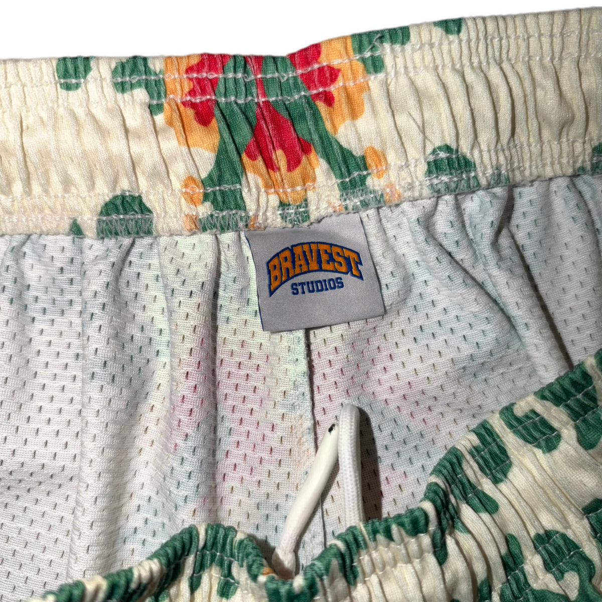 Bravest Studios Cactus Flower Mesh Shorts Beige 2022 (USED)