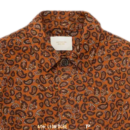 Aimé Leon Dore Belted Topcoat 'Leopard Paisley' 2023
