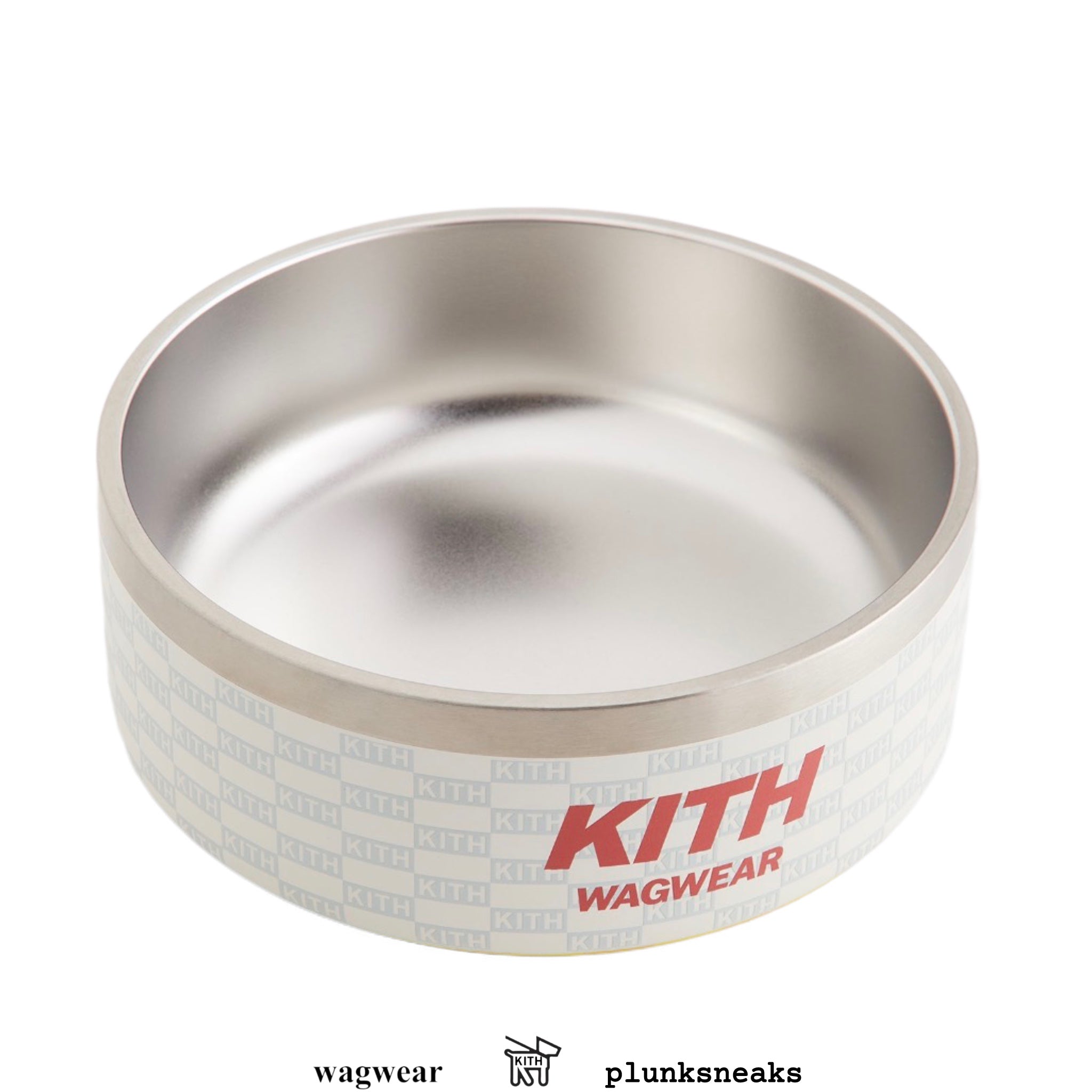 Kith for Wagwear Metal Pet Bowl